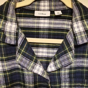 L.L.Bean Plaid Flannel Shirt